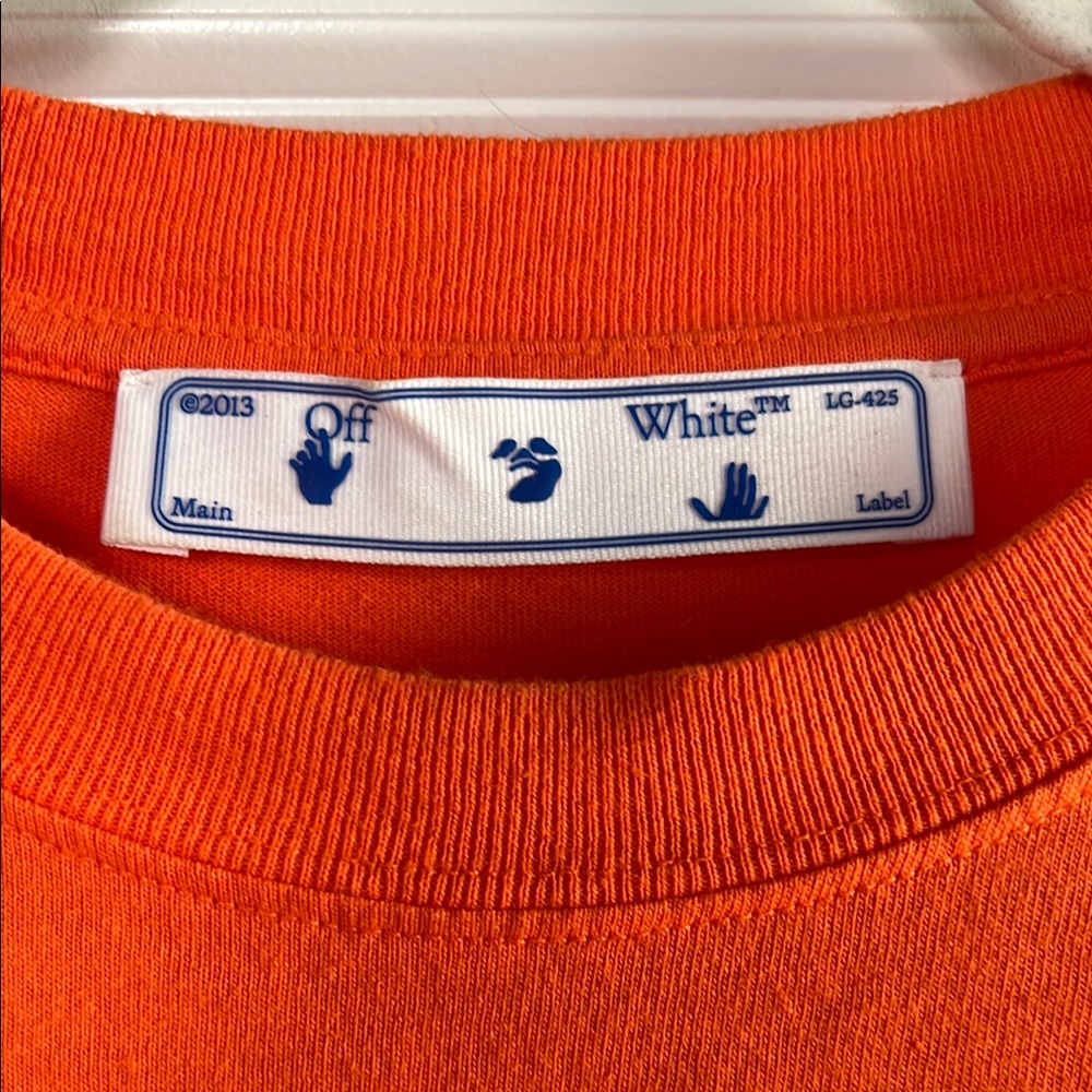 Off-White orange T-shirt - Original - Picture 9 of 10